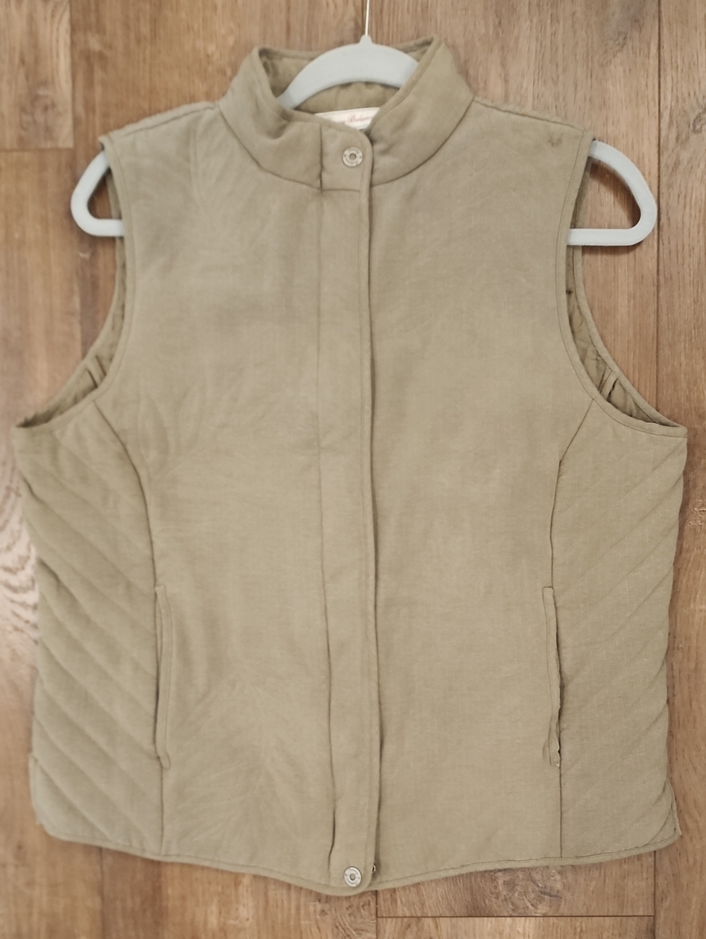Tommy Bahama Silk Vest Quilted Embroidered Foliage Botanical Classic size Large